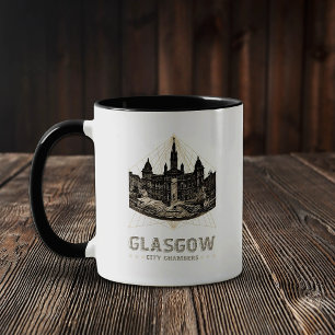 Tasse der Vintagen Stadtkammern