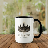 Tasse der Vintagen Stadtkammern