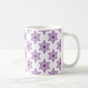 Tasse der Vintagen Sternexplosion, Eggplant