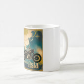 Tasse der Vintagen Südostasien-Motorradwege (VorderseiteRechts)