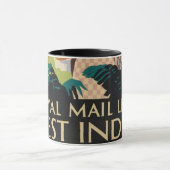 Tasse der Vintagen Westindischen Inseln (Zentrum)