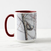 Tasse der Vogelbeobachtung Nuthatch (Links)