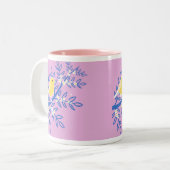 Tasse der Vogelkunst (Vorderseite Links)