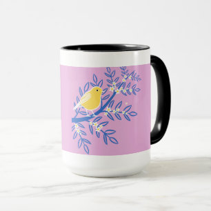 Tasse der Vogelkunst