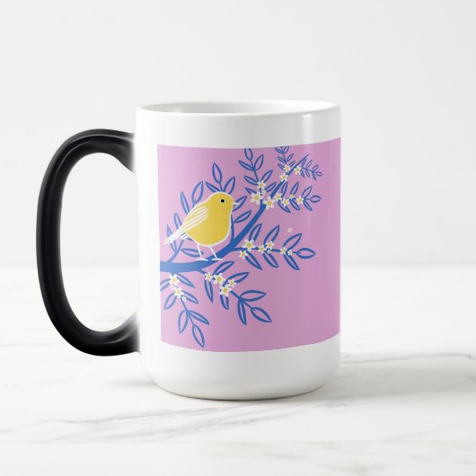 Tasse der Vogelkunst (Links)