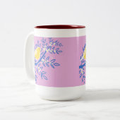 Tasse der Vogelkunst (Vorderseite Links)