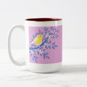 Tasse der Vogelkunst (Links)