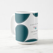 Tasse der Waldgrüne Gastgeschenk Hochzeit (Vorderseite Links)