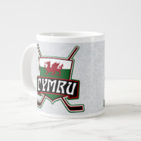 Tasse der Wales Flag Ice Hockey Flag
