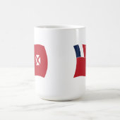 Tasse der Wallis- und Futuna-Flagge (Mittel)