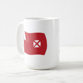 Tasse der Wallis- und Futuna-Flagge (Vorderseite Links)