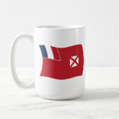 Tasse der Wallis- und Futuna-Flagge (Links)