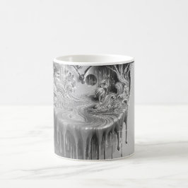 Tasse der Warp-Zeit - Design des Tropfens der gesc