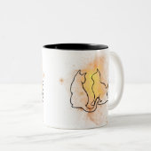 Tasse der Wasserfarbe (VorderseiteRechts)