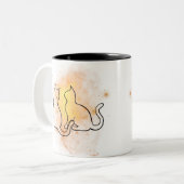 Tasse der Wasserfarbe (Vorderseite Links)