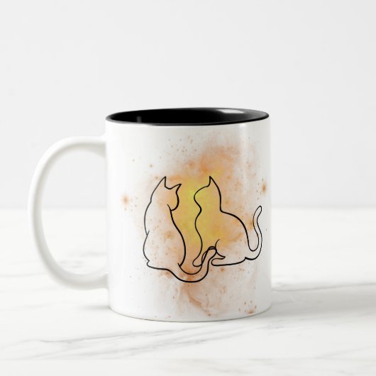 Tasse der Wasserfarbe (Links)