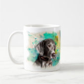 TASSE DER WASSERFARBE-WEIMARANER (Links)