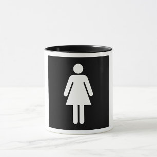 Tasse der weiblichen Symbole