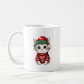 Tasse der Weihnachtskatzen-Süsse (Links)