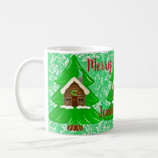 Tasse der Weihnachtskiefer (Links)
