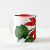 Tasse der Weihnachtszeit-Blume (Vorderseite Links)