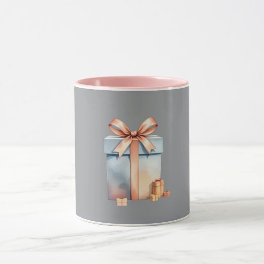 Tasse der Weihnachtszeit-Geschenkboxen (Zentrum)
