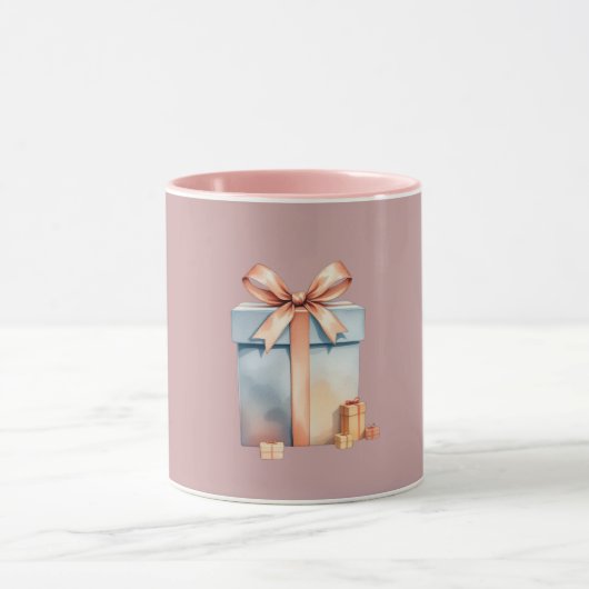 Tasse der Weihnachtszeit-Geschenkboxen (Zentrum)