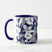 Tasse der weißen Blume (Links)