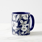 Tasse der weißen Blume (VorderseiteRechts)