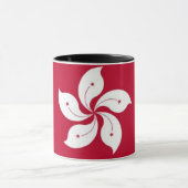 Tasse der weißen Blume (Zentrum)