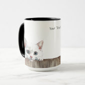 Tasse der Weißen Katze (Vorderseite Links)