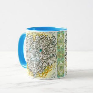 Tasse der weißen Katze