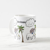 Tasse der weißen Schafpalme (Vorderseite Links)