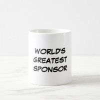 Tasse "der Welt der bestster Sponsor-"