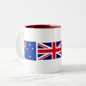 Tasse der Weltflagge (Vorderseite Links)
