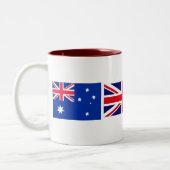 Tasse der Weltflagge (Links)