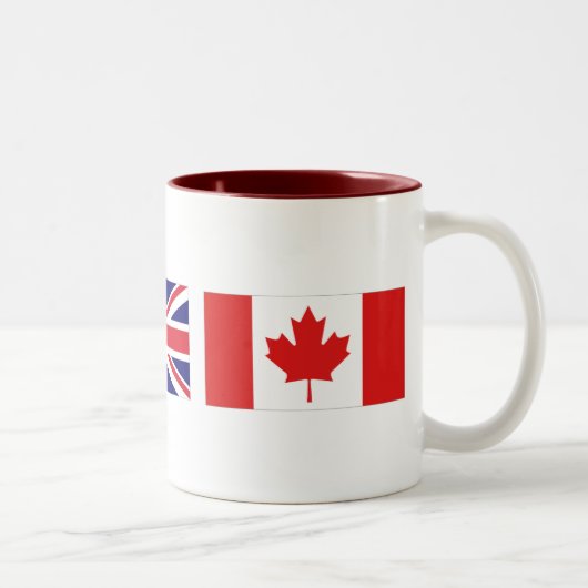 Tasse der Weltflagge (Rechts)