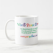 Tasse der Weltfriedenstohle (Links)