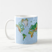 Tasse der Weltkarte (Links)