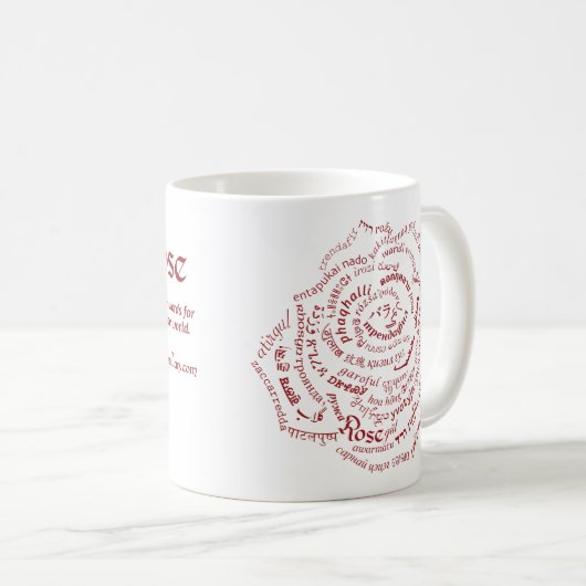 Tasse der WeltWord-Rose (VorderseiteRechts)