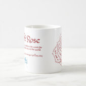 Tasse der WeltWord-Rose (Mittel)
