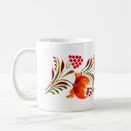 Tasse der Whimsikorange Blume