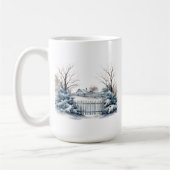 Tasse der Winterlandschaft (Links)