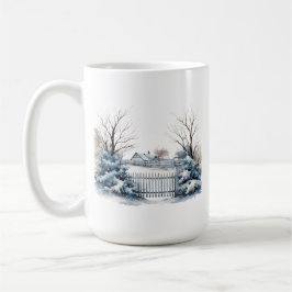 Tasse der Winterlandschaft