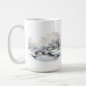 Tasse der Winterlandschaft (Links)