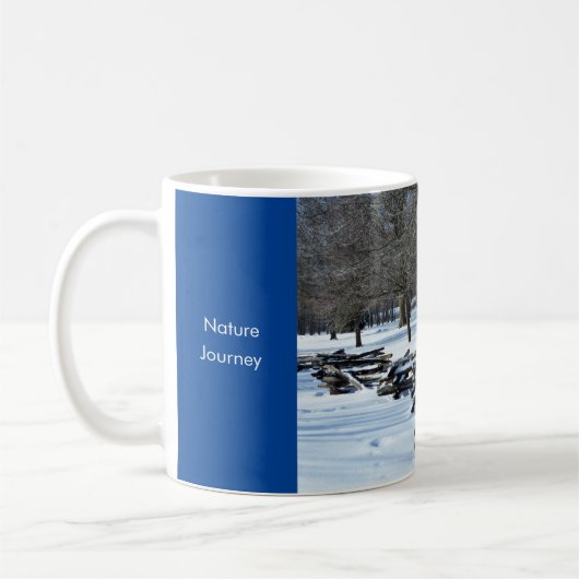 Tasse der Winterlandschaft (Links)