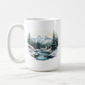 Tasse der Winterlandschaft (Links)