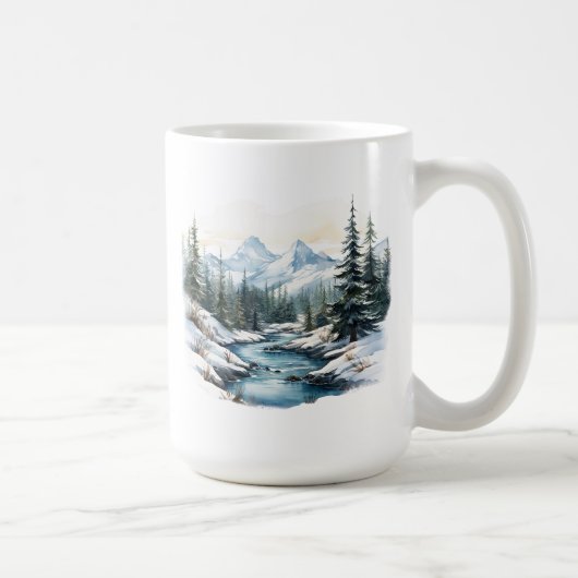 Tasse der Winterlandschaft (Rechts)