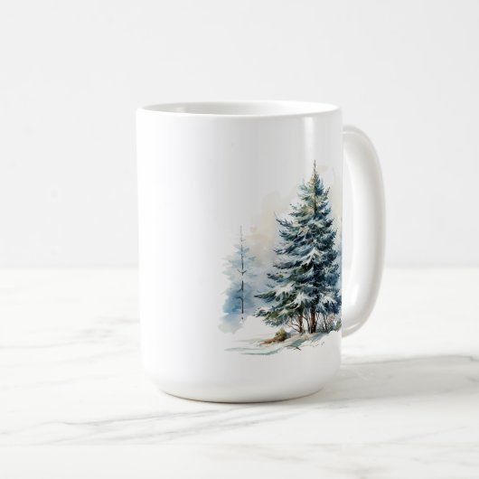 Tasse der Winterlandschaft (VorderseiteRechts)