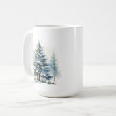 Tasse der Winterlandschaft (Vorderseite Links)